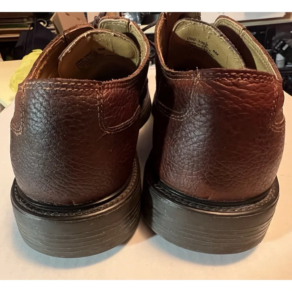 Dockers Stain Defenders Shoes 8 M Brown Leather Upper BlokeCore Dadcore